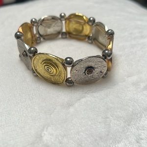 Costume gold and silver color bracelet